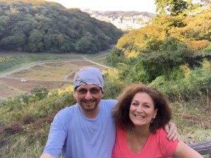Long Climb up - Yokosuka in Background