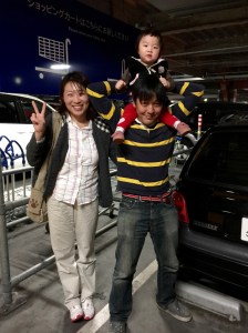 Nayeong, Tsuyoshi, and baby May at Ikea